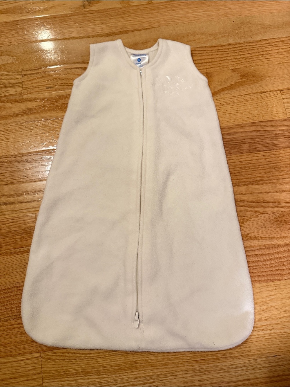 Newborn Halo Cream Sleep Sack, Fleece